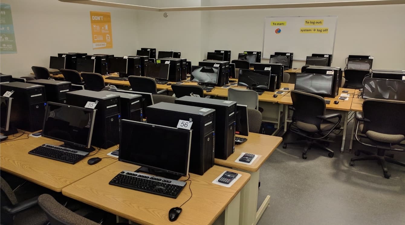 testing center room